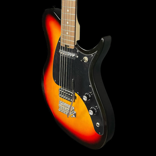Aria Pro II Jet-B’tone, 30" Baritone Electric Guitar, 3 Tone Sunburst