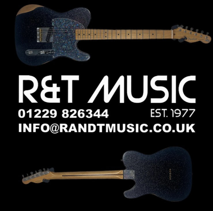 Fender Esquire Black Sparkle Electric Guitar with Maple Fingerboard