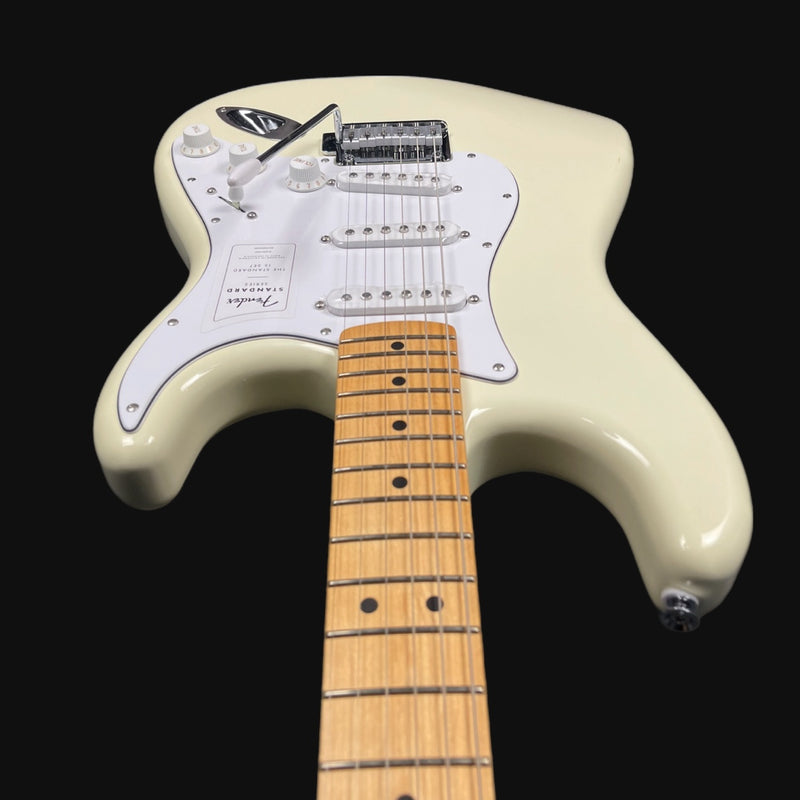 Fender Standard Stratocaster Electric Guitar, Olympic White