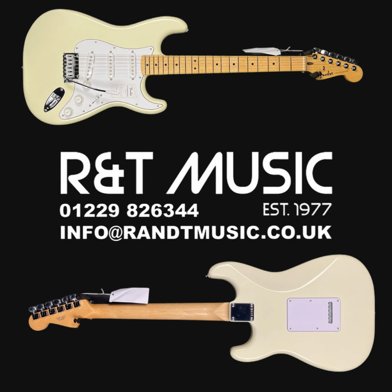Fender Standard Stratocaster Electric Guitar, Olympic White