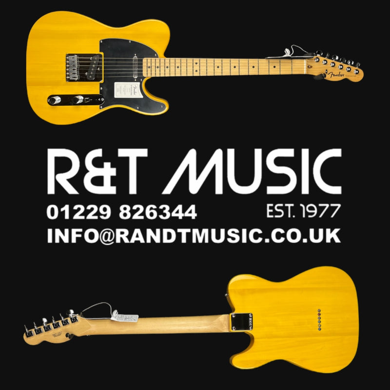 Fender Standard Telecaster, Black Pickguard, Butterscotch Blonde