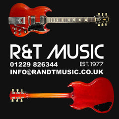 Gibson 1962 Les Paul SG Standard Electric Guitar , Sideways Vibrola in Cherry Red