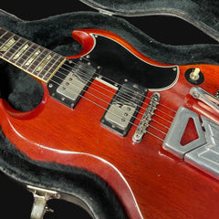Gibson 1962 Les Paul SG Standard Electric Guitar , Sideways Vibrola in Cherry Red