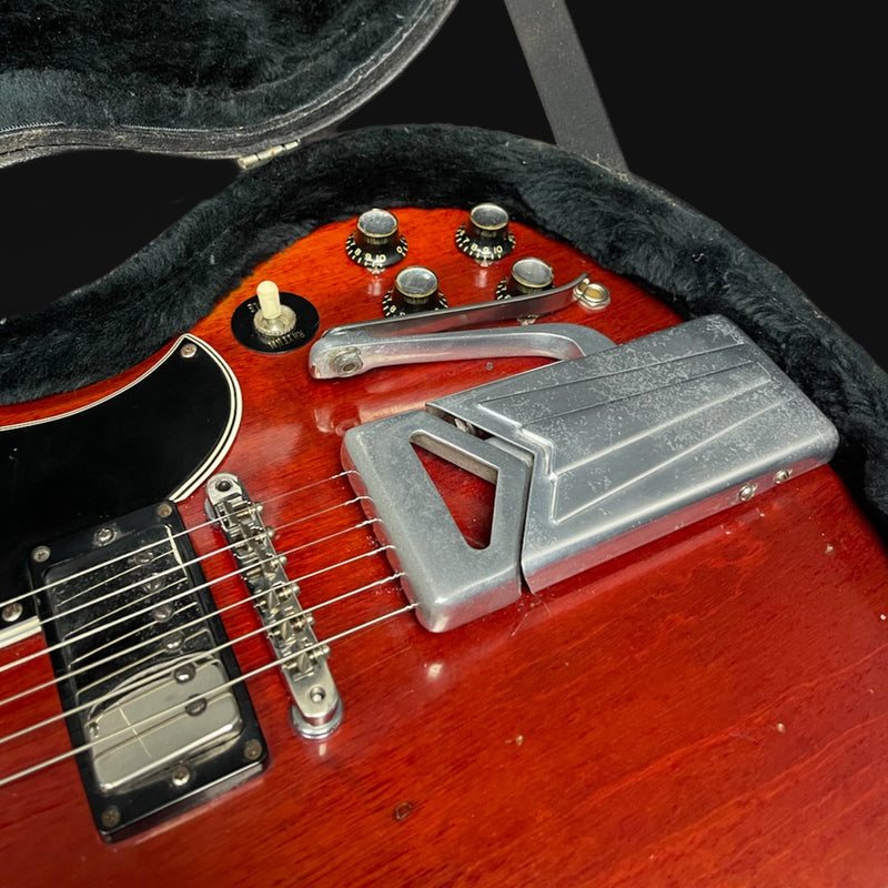 Gibson 1962 Les Paul SG Standard Electric Guitar , Sideways Vibrola in Cherry Red