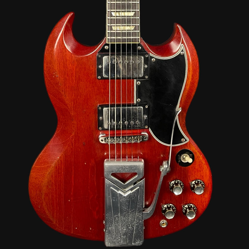 Gibson 1962 Les Paul SG Standard Electric Guitar , Sideways Vibrola in Cherry Red