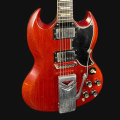 Gibson 1962 Les Paul SG Standard Electric Guitar , Sideways Vibrola in Cherry Red