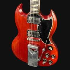 Gibson 1962 Les Paul SG Standard Electric Guitar , Sideways Vibrola in Cherry Red