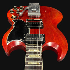 Gibson 1962 Les Paul SG Standard Electric Guitar , Sideways Vibrola in Cherry Red