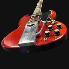 Gibson 1962 Les Paul SG Standard Electric Guitar , Sideways Vibrola in Cherry Red