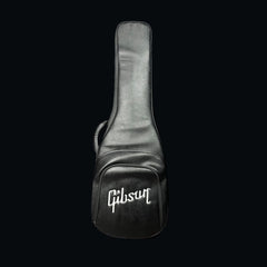 Gibson guitar case on a black background