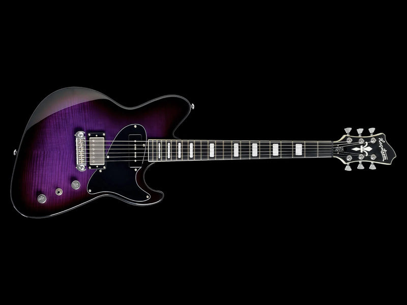 Hagstrom Adina Electric Guitar in Purple Burst