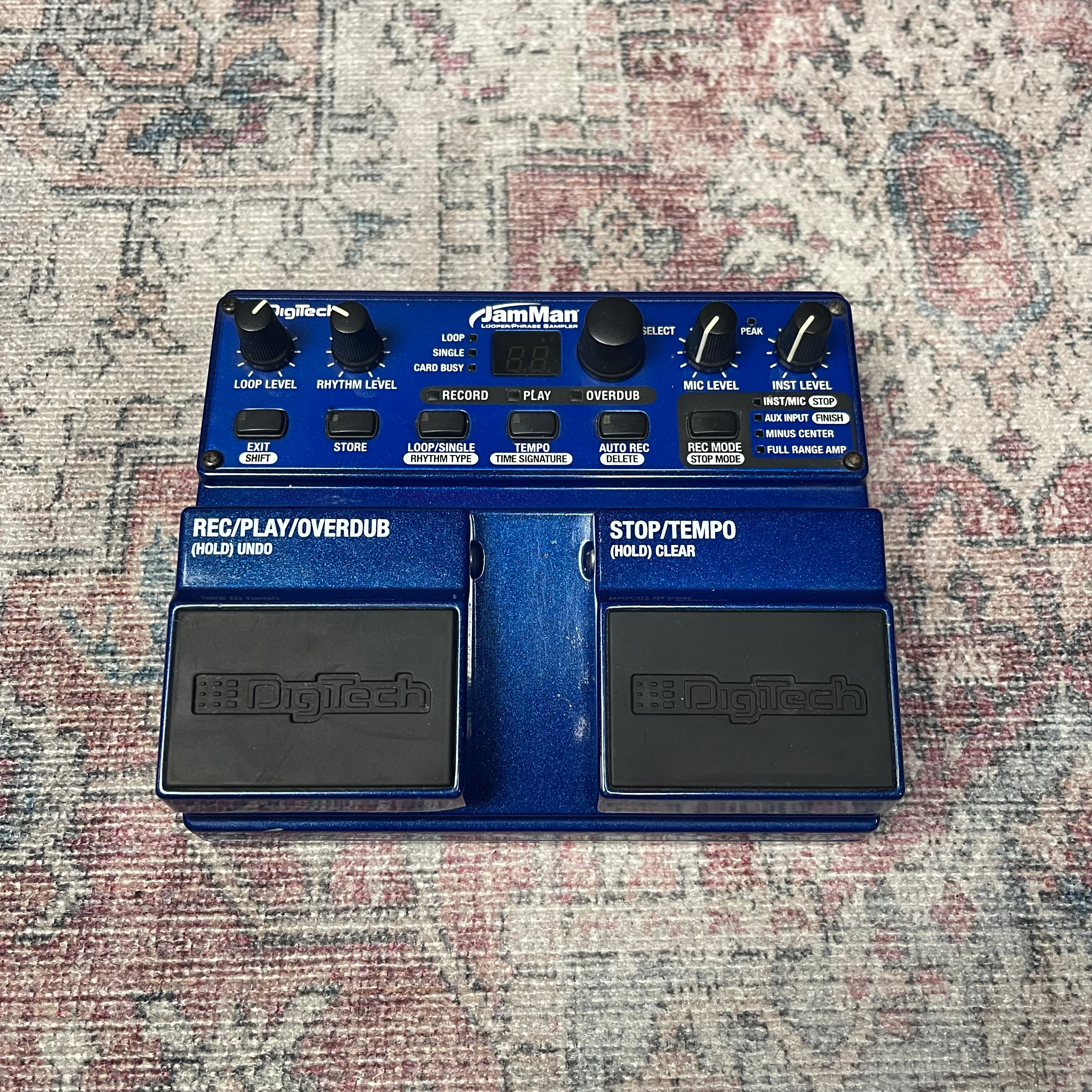 sampler pedal DigiTech JamMan Looper / Sampler