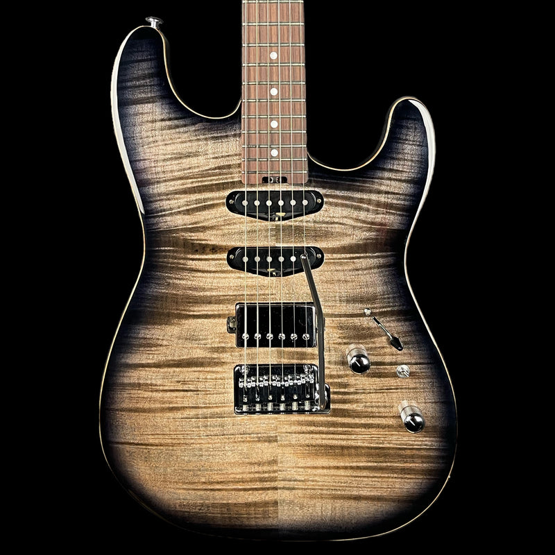 CREAM T POLARIS CUSTOM HSS Electric Guitar In Black Hole Burst