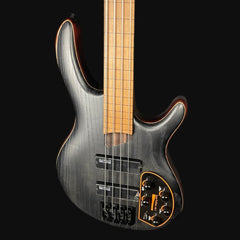 Cort B4 Element FL Trans Black Fretless Bass