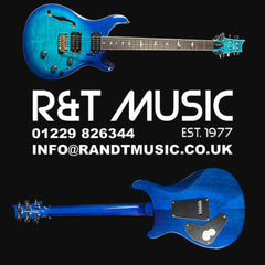 PRS SE Custom 24 Semi-Hollow Piezo in Lake Blue