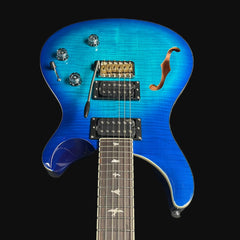 PRS SE Custom 24 Semi-Hollow Piezo in Lake Blue
