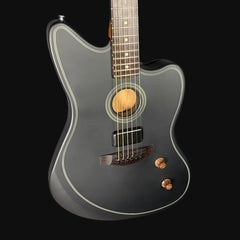 Fender Acoustasonic Standard Jazzmaster Electric Guitar in Black
