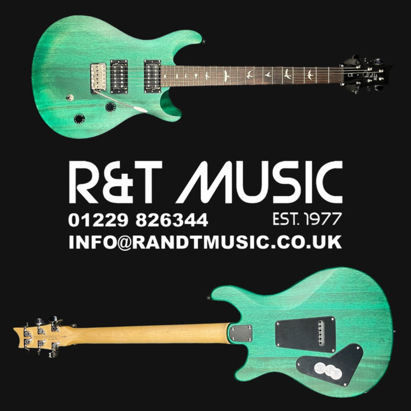 PRS SE CE24 Standard Electric Guitar in Turquoise Satin W/ Gig Bag