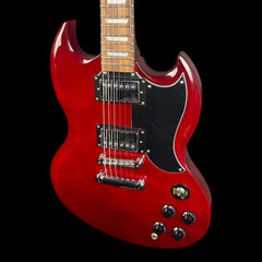 Vintage V69 Coaster Series Electric Guitar, Cherry Red