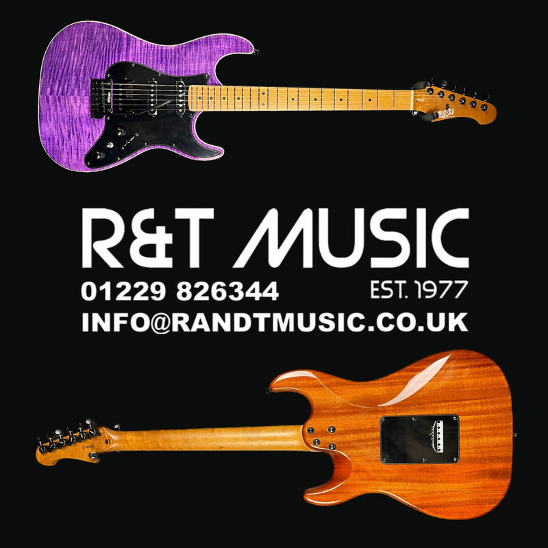 JET Guitars JS600 Electric Guitar in Trans Purple