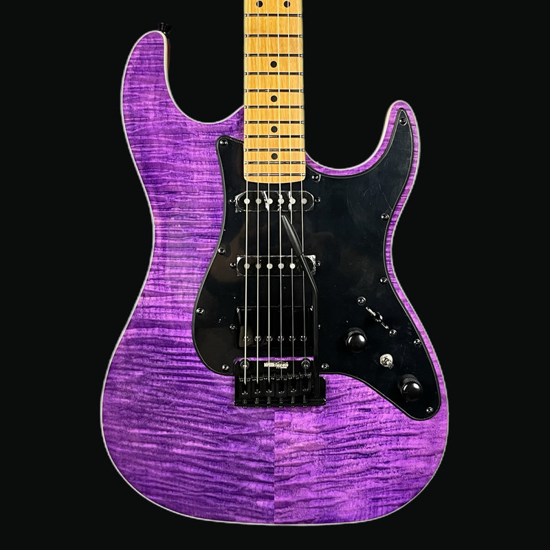 JET Guitars JS600 Electric Guitar in Trans Purple