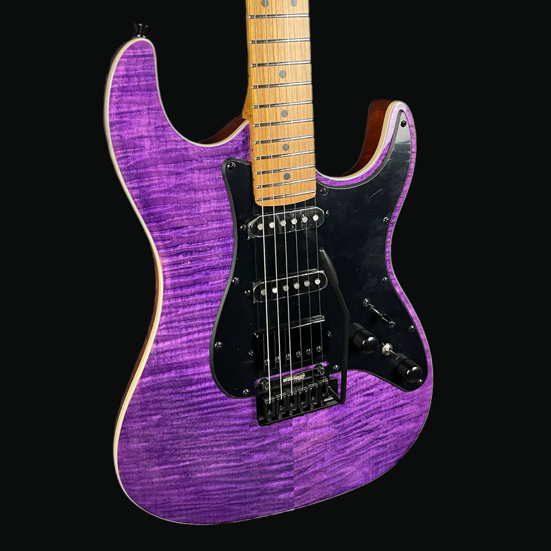 JET Guitars JS600 Electric Guitar in Trans Purple