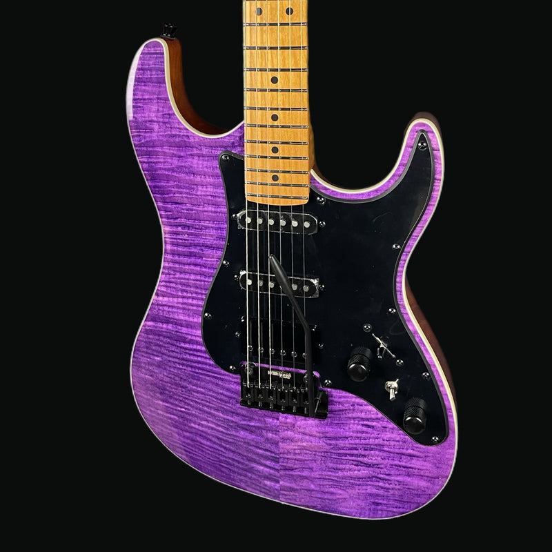 JET Guitars JS600 Electric Guitar in Trans Purple