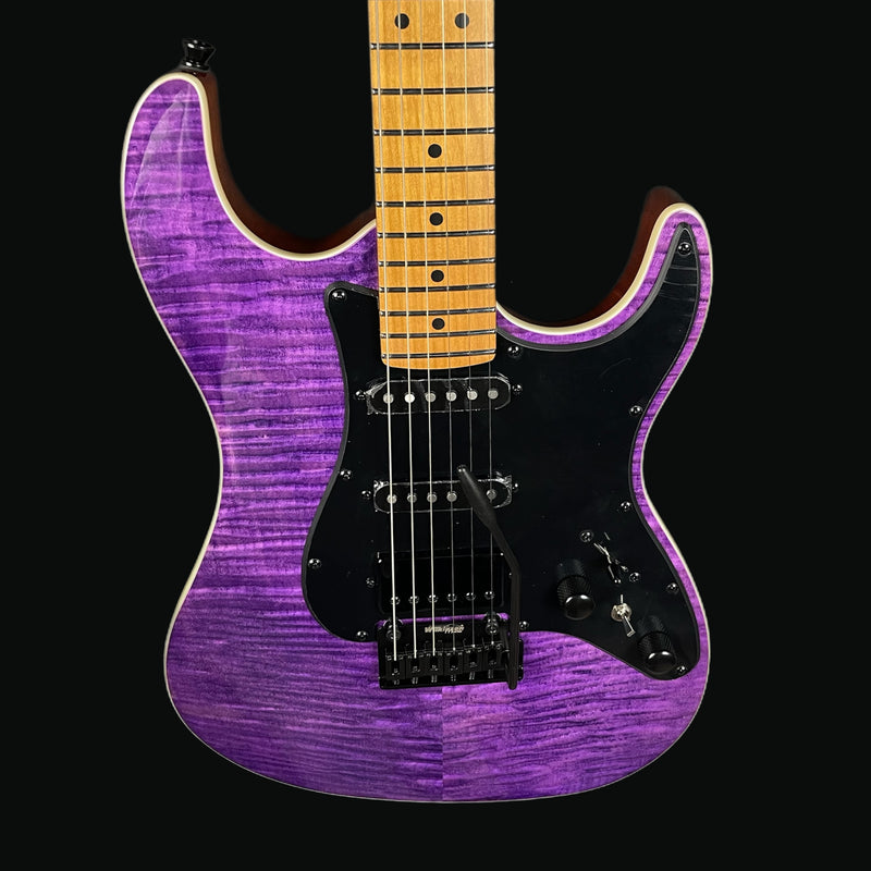 JET Guitars JS600 Electric Guitar in Trans Purple