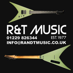 Spira Guitars V-400 MGR Electric Guitar in Satin Dark Green