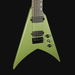 Spira Guitars V-400 MGR Electric Guitar in Satin Dark Green