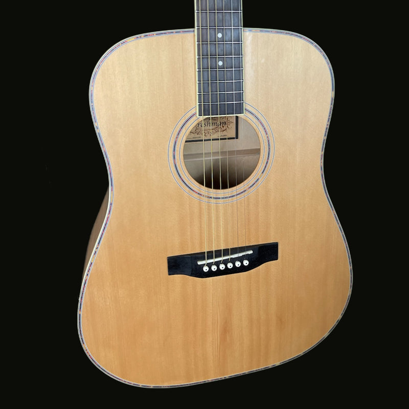 Freshman FA1DN Dreadnought Acoustic Guitar in Natural