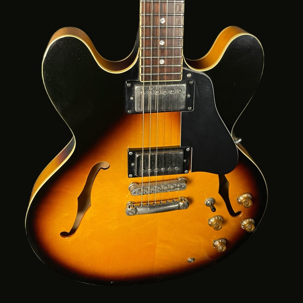 Burny Late 80's Fernandes RSA-60 ES-335 Reissue Vintage Sunburst 