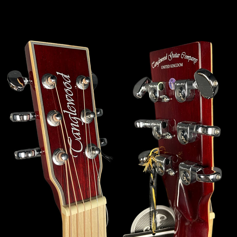 Tanglewood TW4 BLB Electro-Acoustic Guitar, Barossa Red Gloss