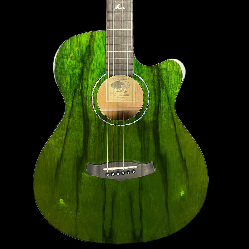 Tanglewood Azure TA4CEGR Electro Acoustic Guitar in Aurora Green Gloss