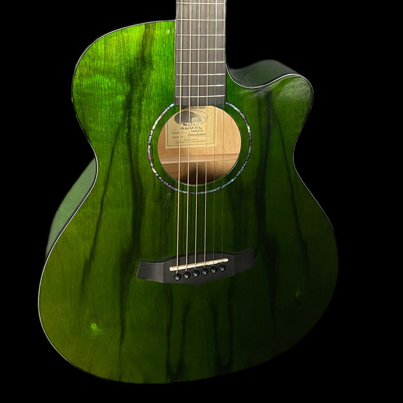 Tanglewood Azure TA4CEGR Electro Acoustic Guitar in Aurora Green Gloss