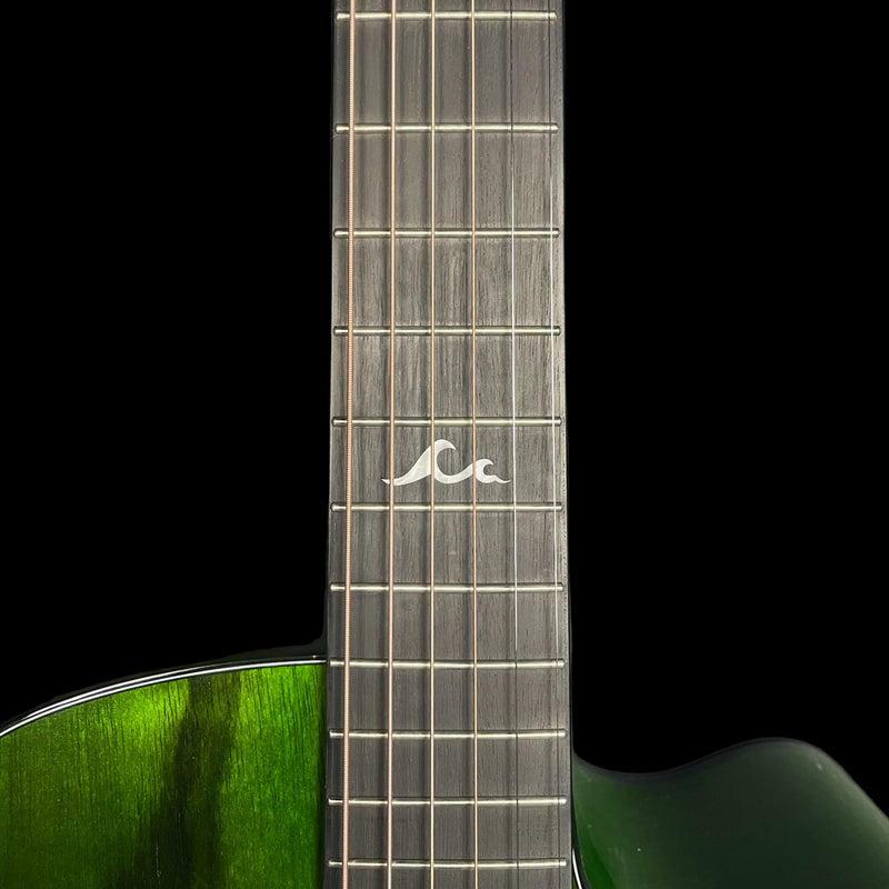 Tanglewood Azure TA4CEGR Electro Acoustic Guitar in Aurora Green Gloss