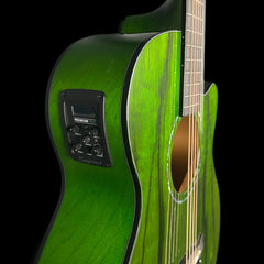 Tanglewood Azure TA4CEGR Electro Acoustic Guitar in Aurora Green Gloss