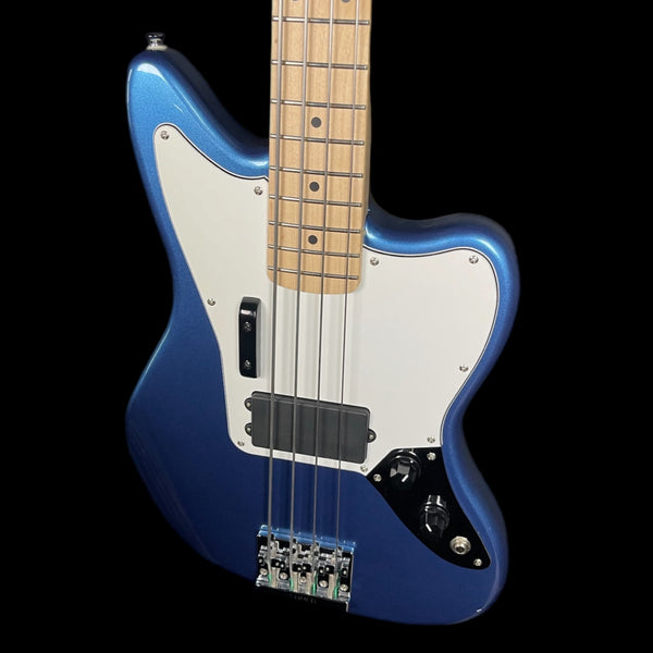 Squier Affinity Jaguar Bass Hin Lake Placid Blue w/ Bartolini Pickups and Fender HiMass Bridge