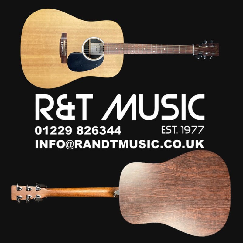 Martin D-X2E Mahogany Electro Acoustic Guitar W/ Gigbag