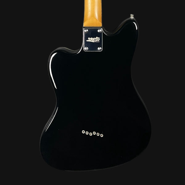 JET Guitar JJ-350 Electric Guitar In Black With Roasted Maple Fretboard
