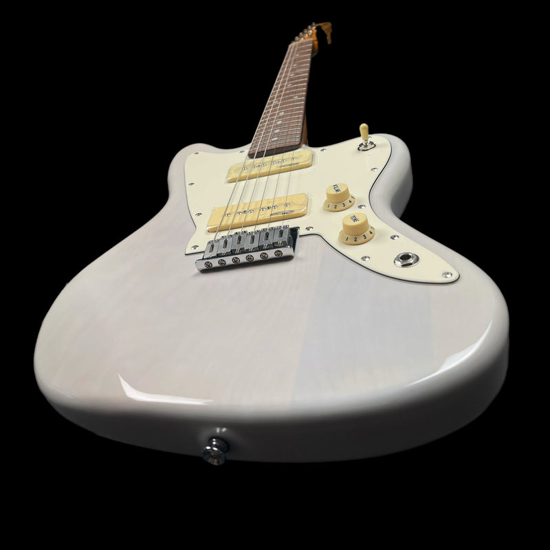 Vintage V65 Reissued Hard Tail Electric Guitar - Blonde