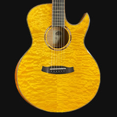 Tanglewood TWX6CESMF Winterleaf Exotic Venetian Cutaway, Quilted Natural