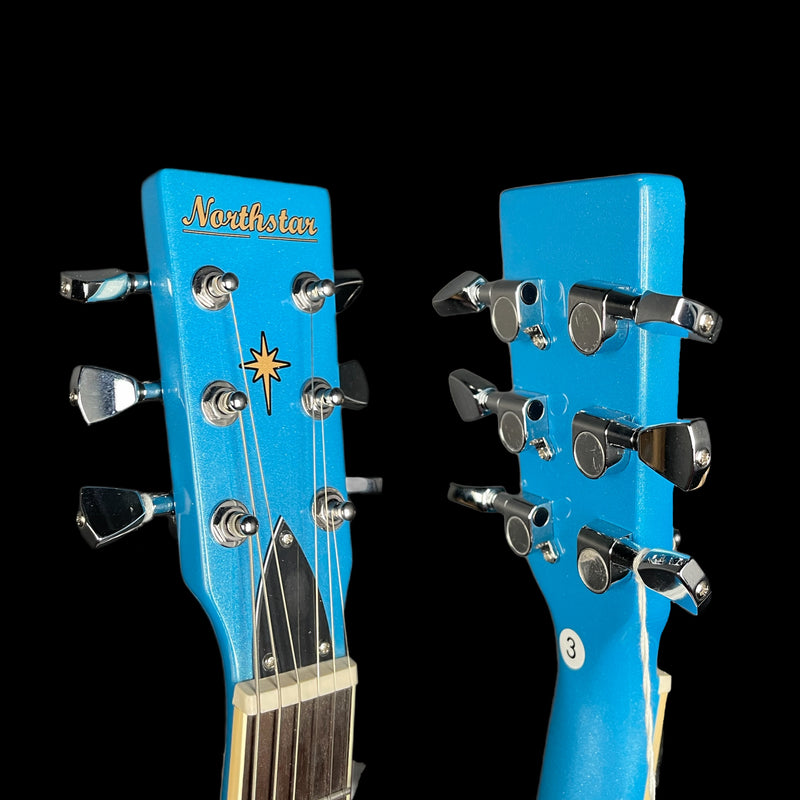 Tanglewood Northstar NS3CB Electric Guitar in Metallic Cadillac Blue