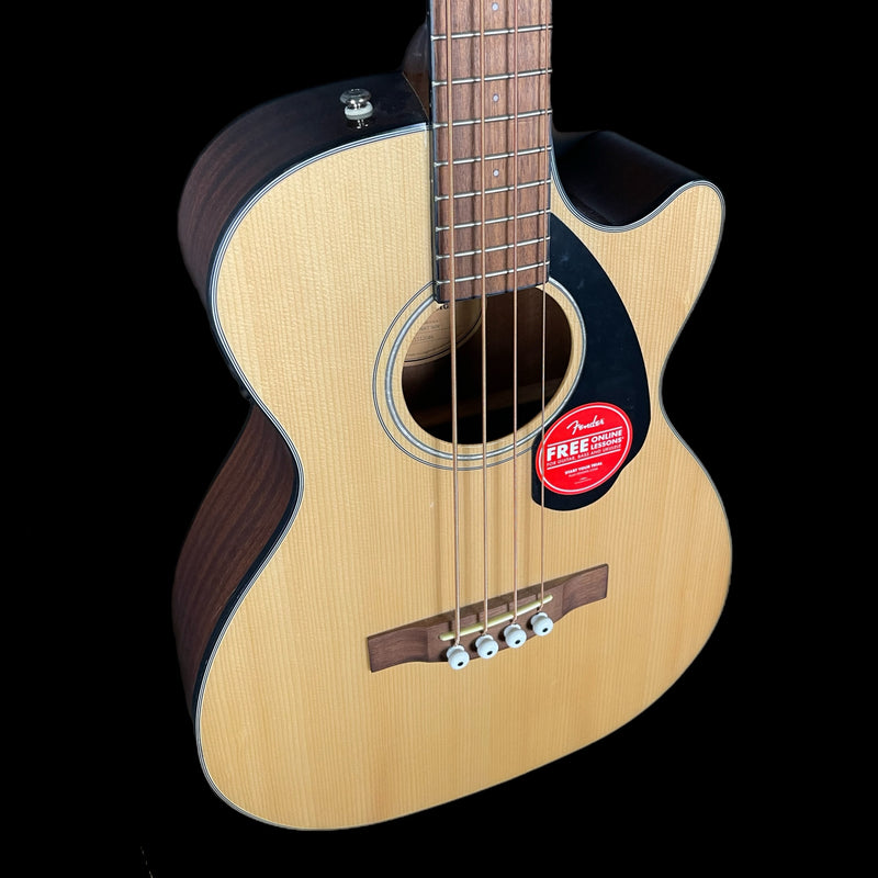 Fender CB-60SCE Classic Design Acoustic Bass in Natural