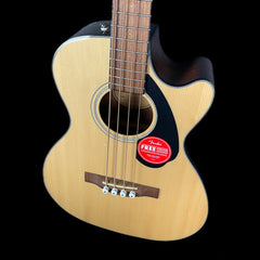 Fender CB-60SCE Classic Design Acoustic Bass in Natural