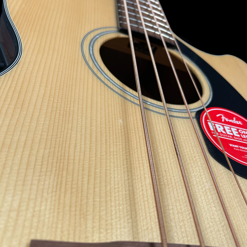 Fender CB-60SCE Classic Design Acoustic Bass in Natural