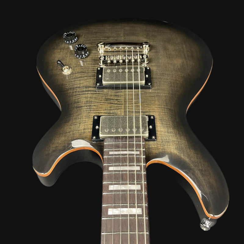 Cort M600 Electric Guitar in Trans Black Burst w/ Gigbag