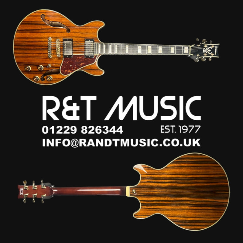 Ibanez AM93ME Artcore Expressionist Semi-Acoustic Guitar, Natural