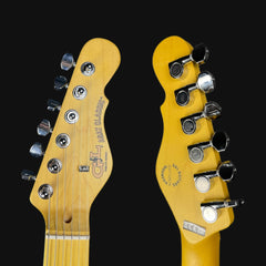 G&L Tribute ASAT Classic Bluesboy Semi Hollow Electric Guitar in 3 Tone Sunburst Maple Fingerboard