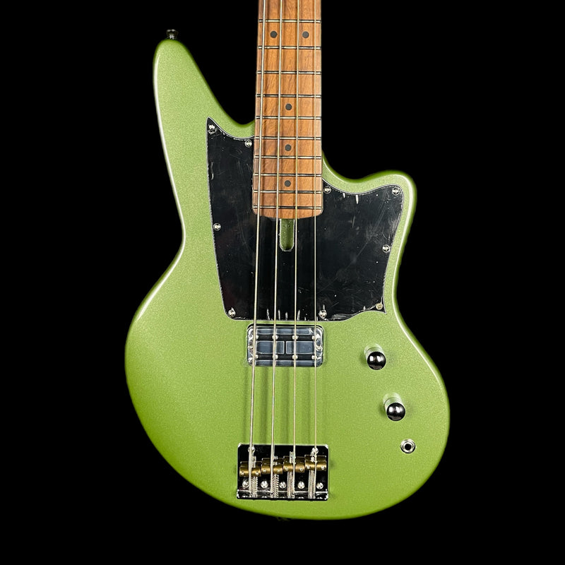 Ashdown Roasted Short Scale Saint Soap Bass Guitar, Onyx Green